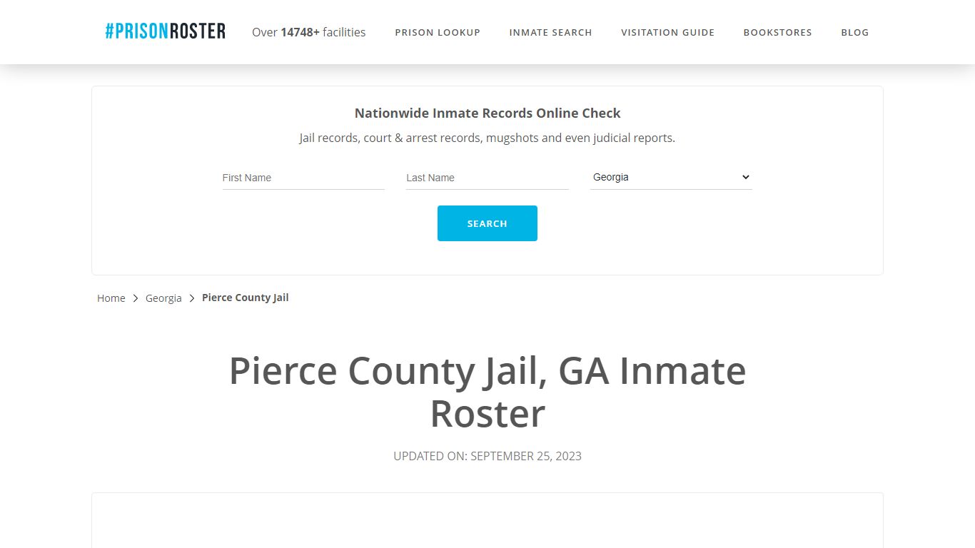 Pierce County Jail, GA Inmate Roster - Prisonroster